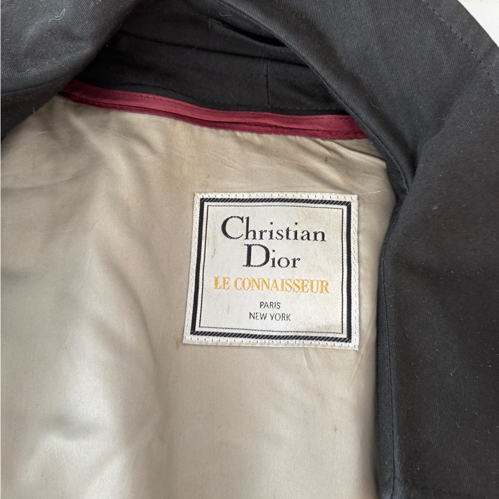 Dior Men's Black Trench Coat